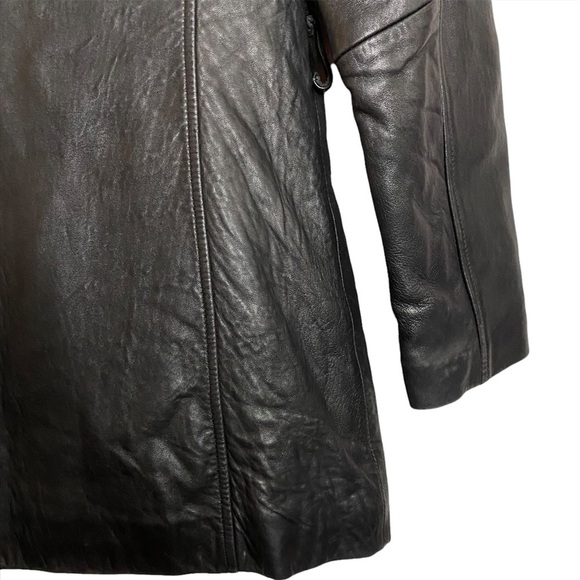Whet Blu NYC Luxury Black Leather Jacket Extra Small XS - Picture 8 of 16